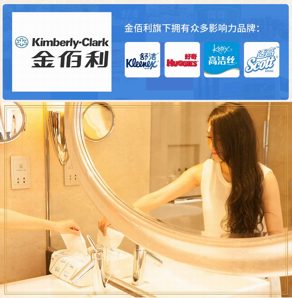 金佰利Scott适高0464-10抽取式擦手纸 金佰利商用抽纸商务用纸商用厨房纸擦手纸0464-10