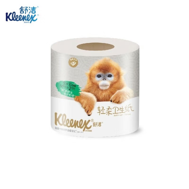 0562-10Kleenex®舒洁®四层轻柔小卷卫生纸200格 FSC MIX 70％
