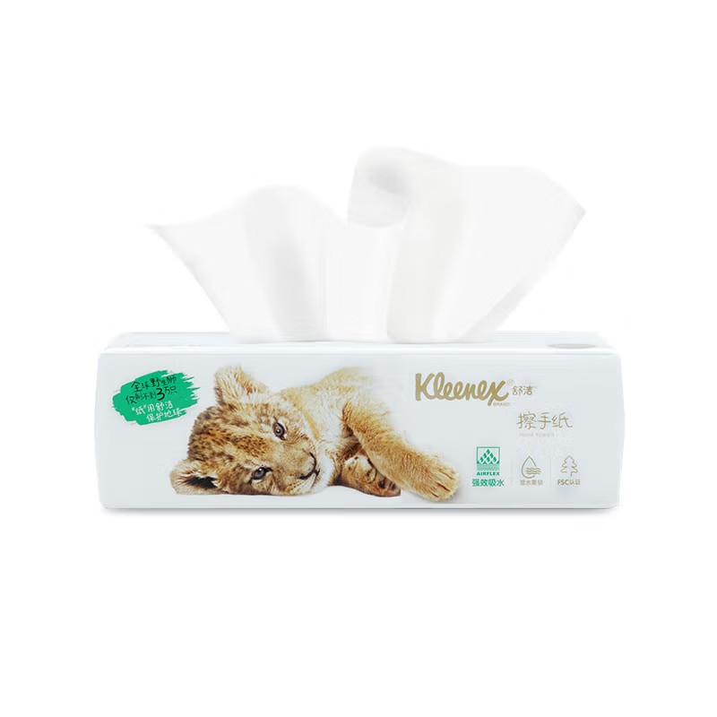 0564-10Kleenex®舒洁® 擦手纸 FSC MIX 70％