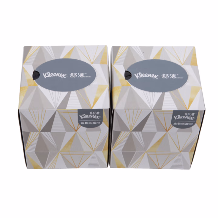0238-50Kleenex®舒洁® 立方盒装面纸80抽(2层) FSC MIX