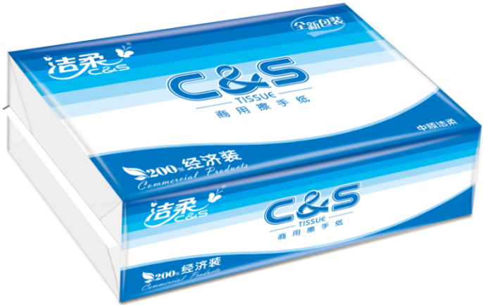 JC005-01洁柔C&S经济装擦手纸