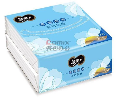 JR092-96A洁柔牌纸面巾(商用软抽)120抽2层(96包装)