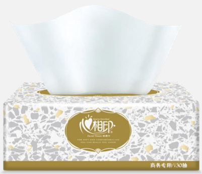 D130 商用（金色）盒装纸面巾（48盒）