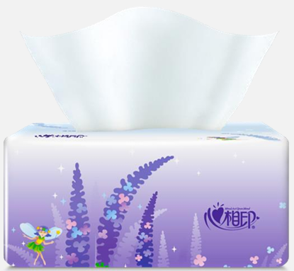 DT130薰衣草三层塑装纸面巾（72包）