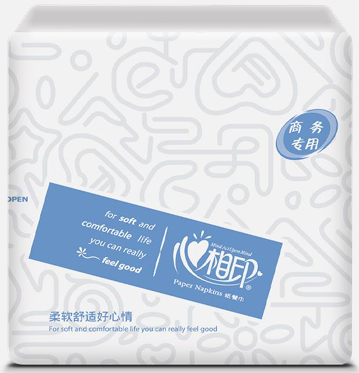 T270 商用（蓝色）双层餐巾纸(72包)