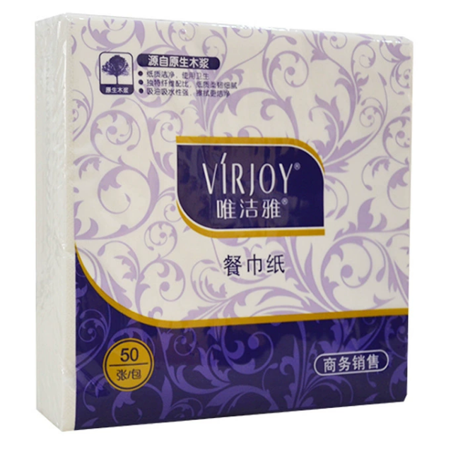 唯洁雅2层50张230餐巾纸