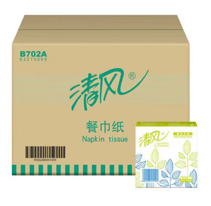 清风1层50张230餐巾纸